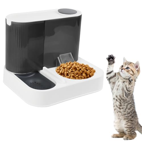 Qpets 2.2L Auto Pet Feeder Cat Dog Feeder 2 in 1 Automatic Pet Feeder with 1.5L Water Dispenser, Built in Filtration System Transparent Food-Grade PP Dustproof Food Cabin Design Auto Cat Dog Feeder Qpets 2.2L Auto Pet Feeder Cat Dog Feeder 2 in 1 Automatic Pet Feeder with 1.5L Water Dispenser, Built in Filtration System Transparent Food-Grade PP Dustproof Food Cabin Design Auto Cat Dog Feeder